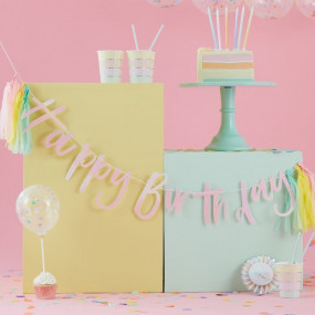 Grinalda Happy Birthday Tassel Pastel